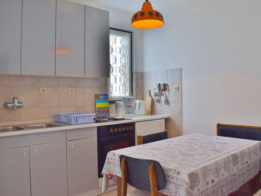 kitchen and dining area