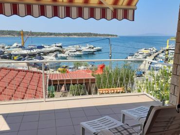 bedroom terrace with sea view