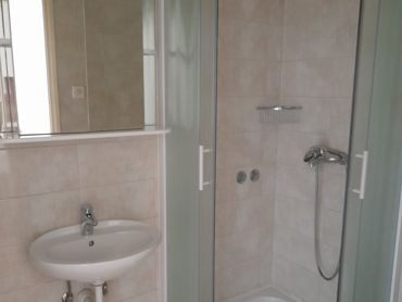 private bathroom, shower